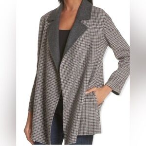 Theory Clairene Houndstooth Coat, Size: Small